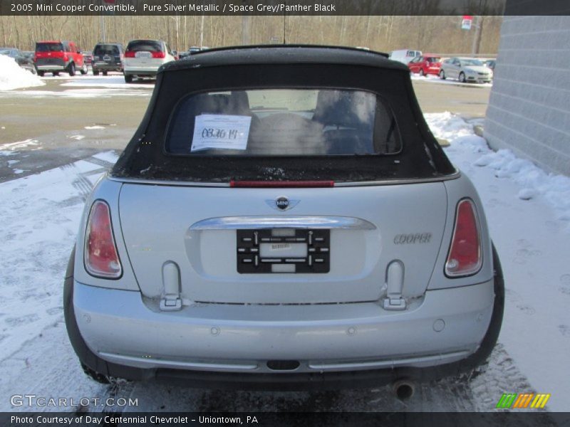 Pure Silver Metallic / Space Grey/Panther Black 2005 Mini Cooper Convertible