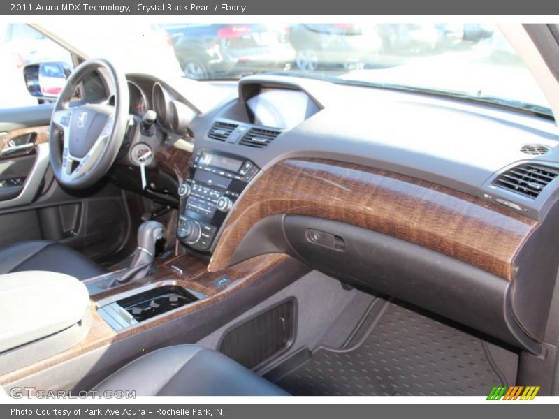 Crystal Black Pearl / Ebony 2011 Acura MDX Technology