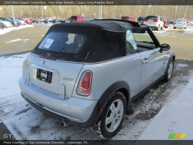 Pure Silver Metallic / Space Grey/Panther Black 2005 Mini Cooper Convertible