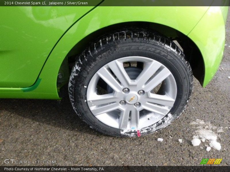 Jalapeno / Silver/Green 2014 Chevrolet Spark LS