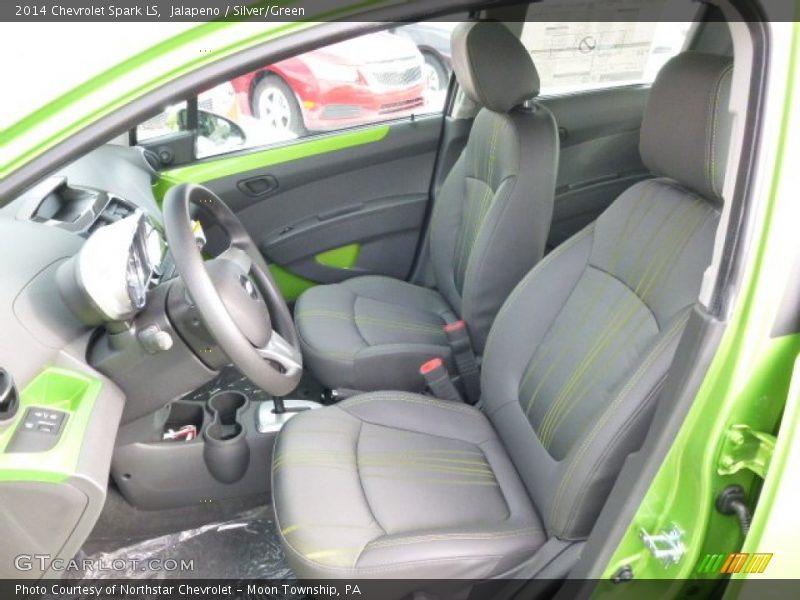Jalapeno / Silver/Green 2014 Chevrolet Spark LS