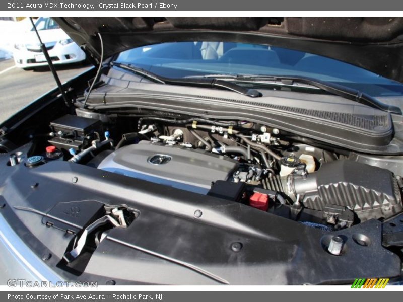 Crystal Black Pearl / Ebony 2011 Acura MDX Technology