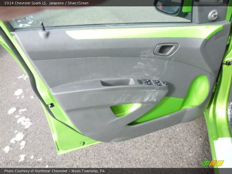 Jalapeno / Silver/Green 2014 Chevrolet Spark LS