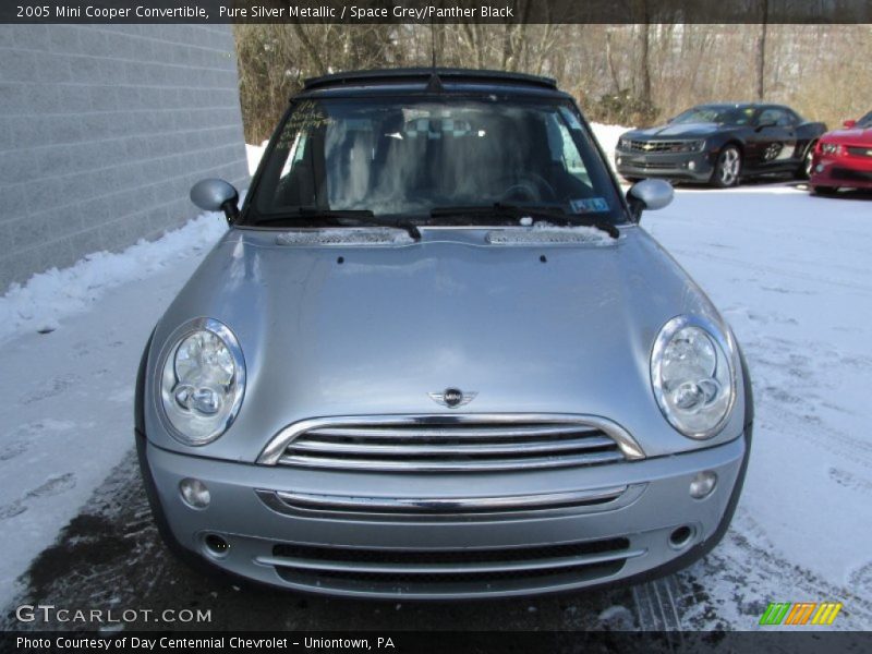 Pure Silver Metallic / Space Grey/Panther Black 2005 Mini Cooper Convertible