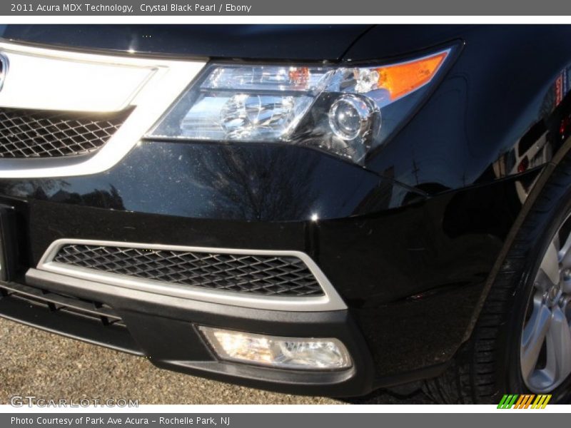 Crystal Black Pearl / Ebony 2011 Acura MDX Technology