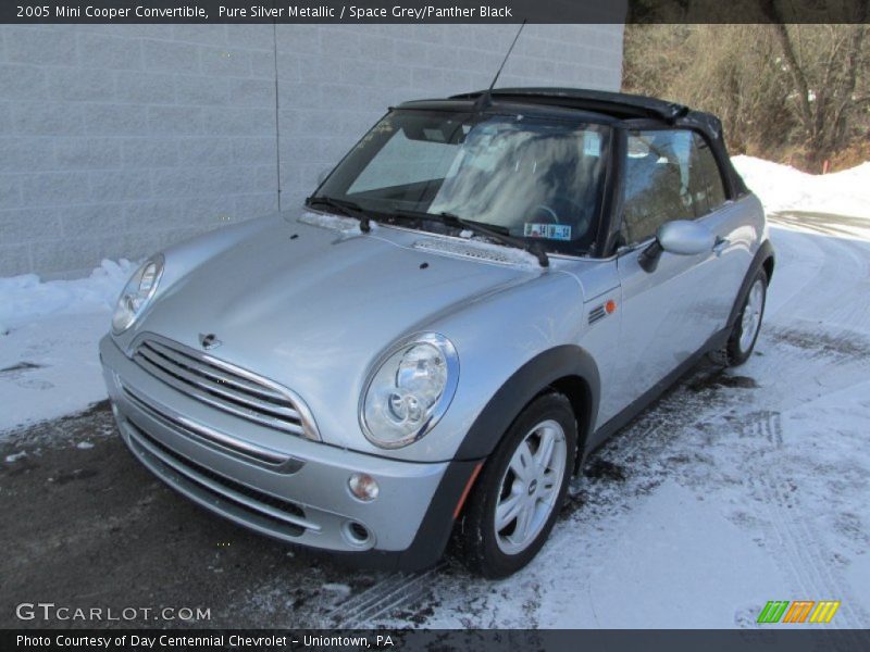 Pure Silver Metallic / Space Grey/Panther Black 2005 Mini Cooper Convertible