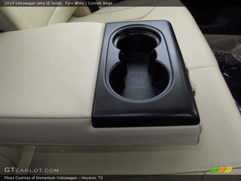 Pure White / Cornsilk Beige 2014 Volkswagen Jetta SE Sedan