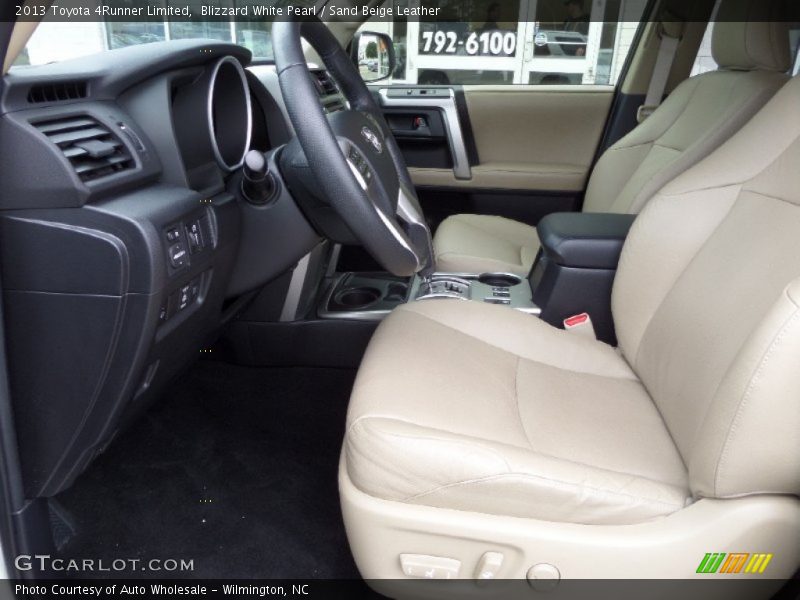 Blizzard White Pearl / Sand Beige Leather 2013 Toyota 4Runner Limited