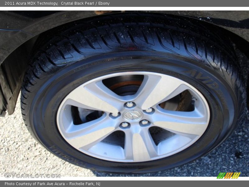 Crystal Black Pearl / Ebony 2011 Acura MDX Technology