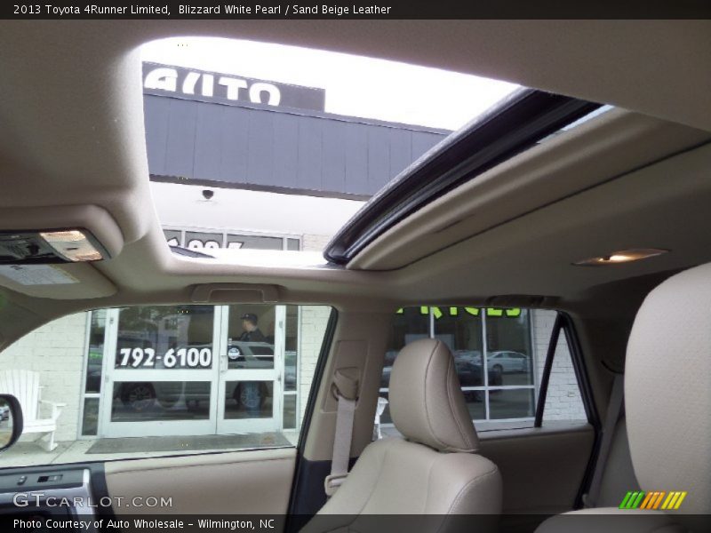 Blizzard White Pearl / Sand Beige Leather 2013 Toyota 4Runner Limited