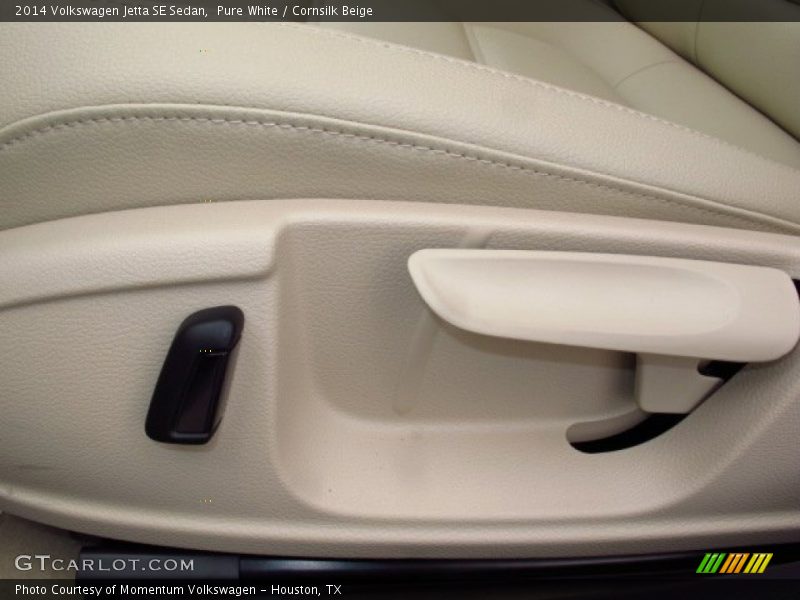 Pure White / Cornsilk Beige 2014 Volkswagen Jetta SE Sedan