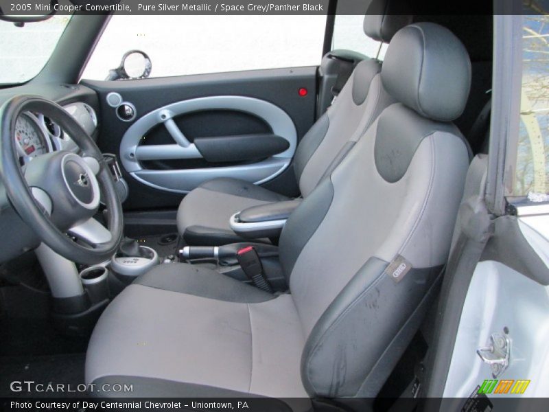 Pure Silver Metallic / Space Grey/Panther Black 2005 Mini Cooper Convertible