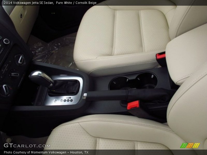 Pure White / Cornsilk Beige 2014 Volkswagen Jetta SE Sedan