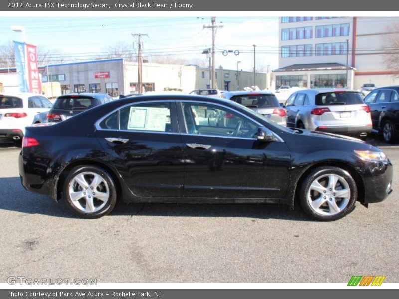Crystal Black Pearl / Ebony 2012 Acura TSX Technology Sedan
