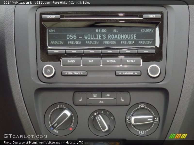 Pure White / Cornsilk Beige 2014 Volkswagen Jetta SE Sedan