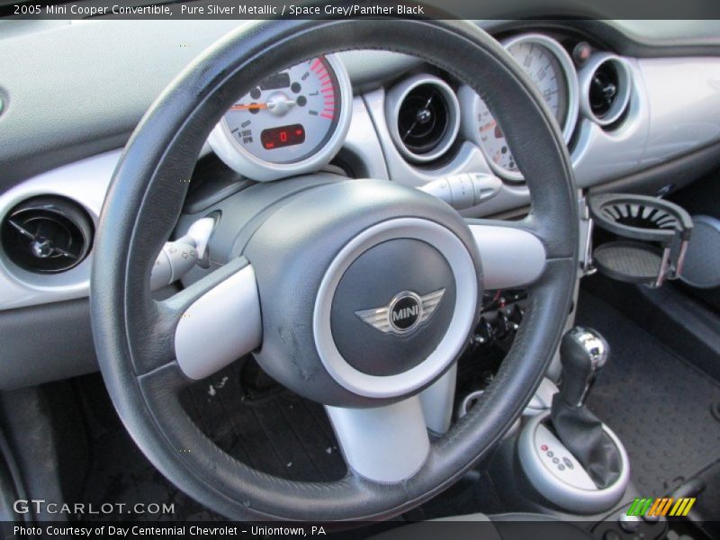Pure Silver Metallic / Space Grey/Panther Black 2005 Mini Cooper Convertible