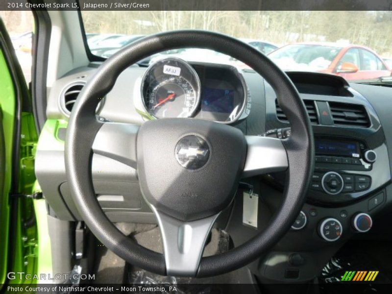 Jalapeno / Silver/Green 2014 Chevrolet Spark LS