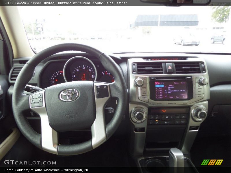 Blizzard White Pearl / Sand Beige Leather 2013 Toyota 4Runner Limited