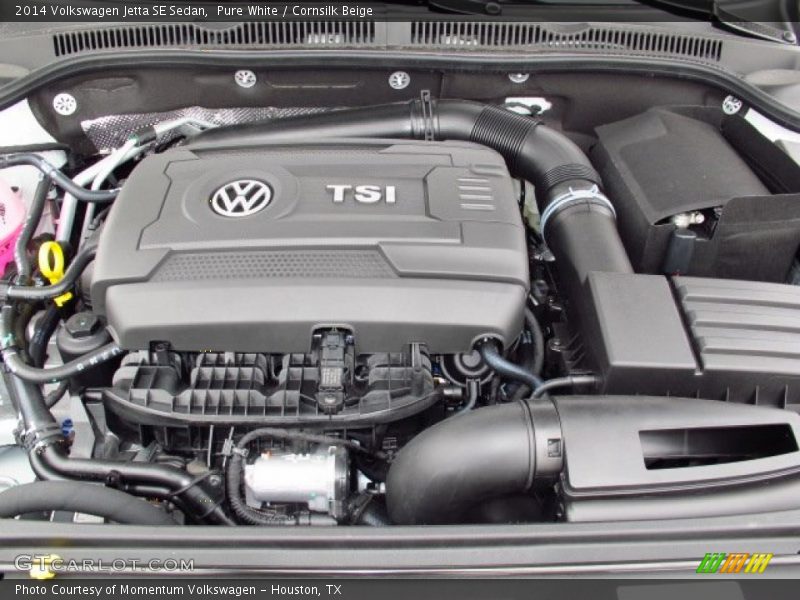 Pure White / Cornsilk Beige 2014 Volkswagen Jetta SE Sedan