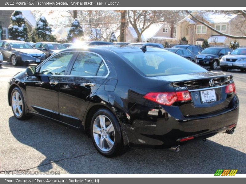 Crystal Black Pearl / Ebony 2012 Acura TSX Technology Sedan