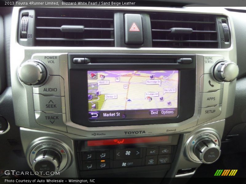 Blizzard White Pearl / Sand Beige Leather 2013 Toyota 4Runner Limited