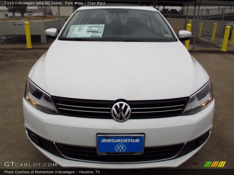 Pure White / Titan Black 2014 Volkswagen Jetta SEL Sedan