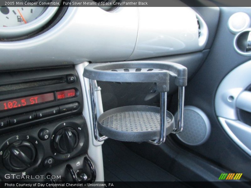 Pure Silver Metallic / Space Grey/Panther Black 2005 Mini Cooper Convertible
