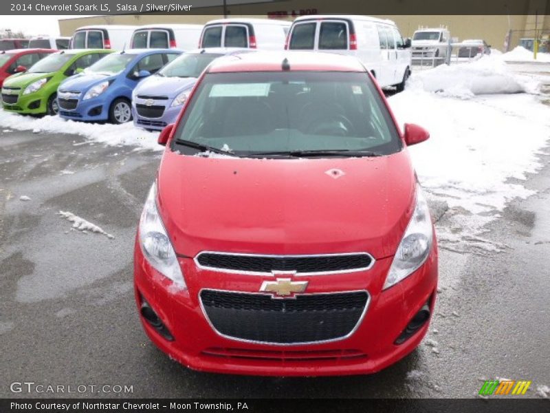 Salsa / Silver/Silver 2014 Chevrolet Spark LS