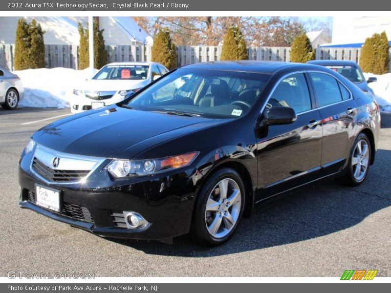 Crystal Black Pearl / Ebony 2012 Acura TSX Technology Sedan