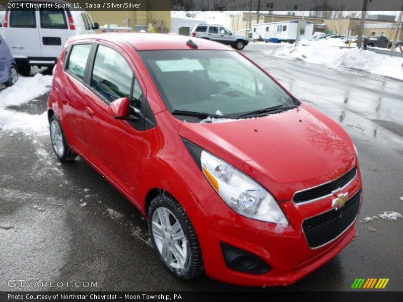 Salsa / Silver/Silver 2014 Chevrolet Spark LS