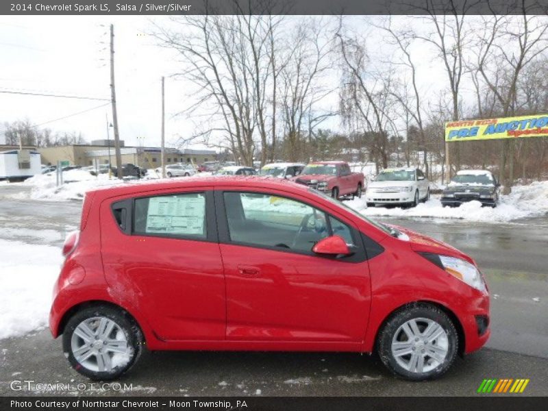 Salsa / Silver/Silver 2014 Chevrolet Spark LS