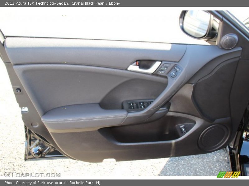 Crystal Black Pearl / Ebony 2012 Acura TSX Technology Sedan