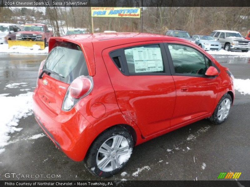 Salsa / Silver/Silver 2014 Chevrolet Spark LS