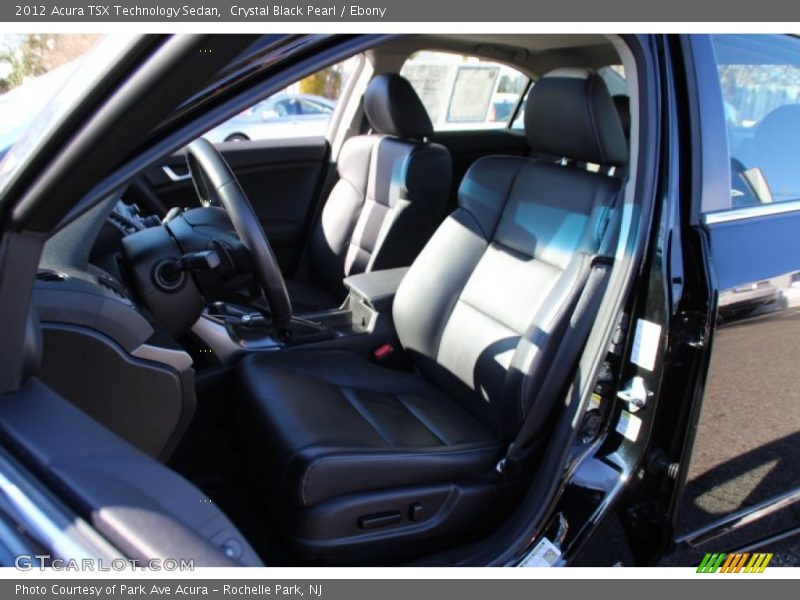 Crystal Black Pearl / Ebony 2012 Acura TSX Technology Sedan
