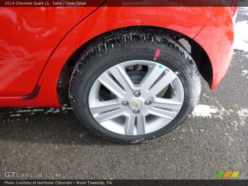 Salsa / Silver/Silver 2014 Chevrolet Spark LS
