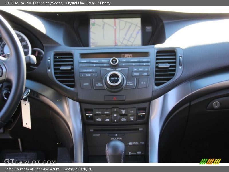 Crystal Black Pearl / Ebony 2012 Acura TSX Technology Sedan