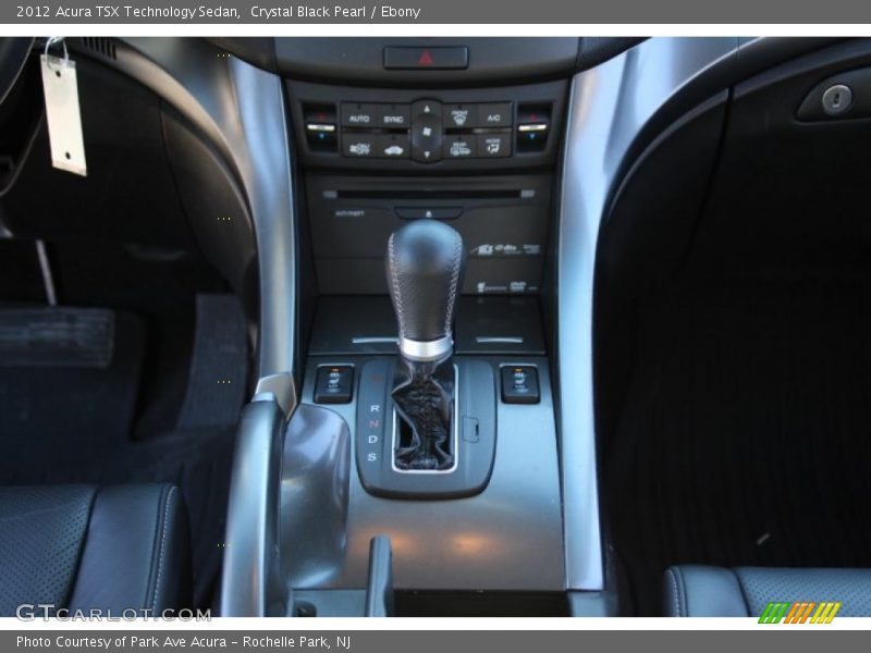 Crystal Black Pearl / Ebony 2012 Acura TSX Technology Sedan