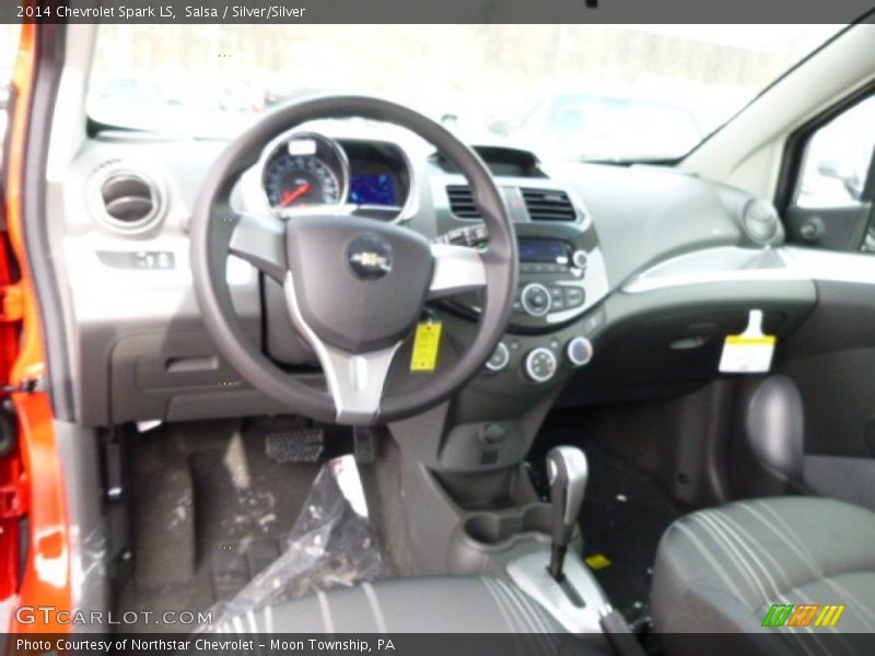 Salsa / Silver/Silver 2014 Chevrolet Spark LS