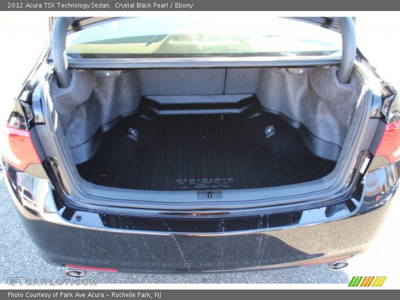 Crystal Black Pearl / Ebony 2012 Acura TSX Technology Sedan