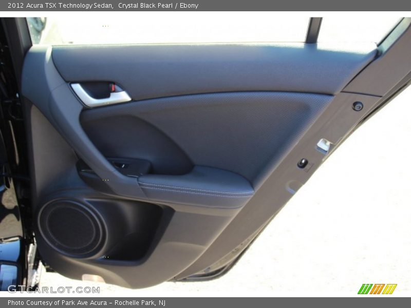 Crystal Black Pearl / Ebony 2012 Acura TSX Technology Sedan