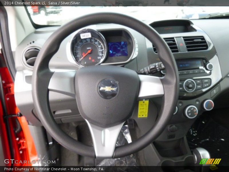Salsa / Silver/Silver 2014 Chevrolet Spark LS
