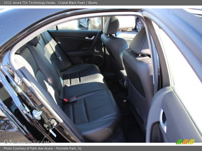 Crystal Black Pearl / Ebony 2012 Acura TSX Technology Sedan