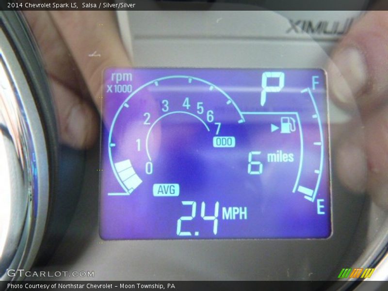 Salsa / Silver/Silver 2014 Chevrolet Spark LS