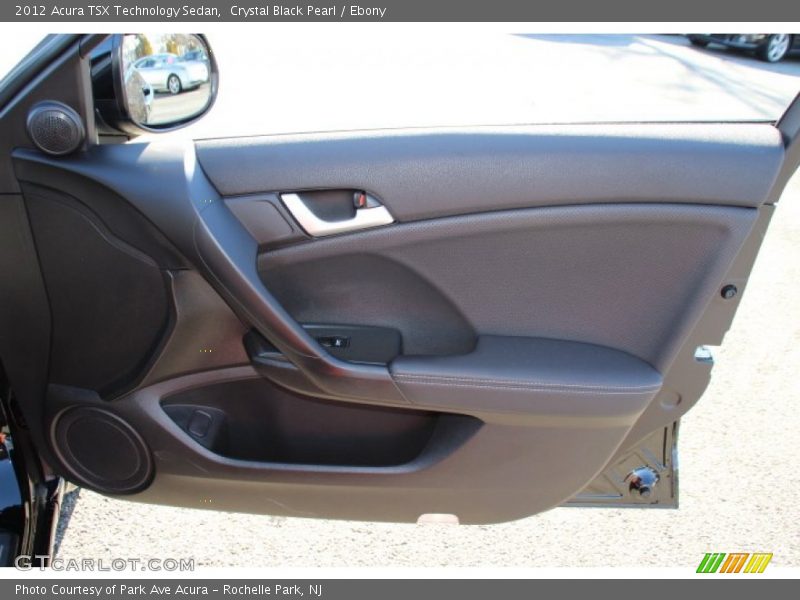 Crystal Black Pearl / Ebony 2012 Acura TSX Technology Sedan