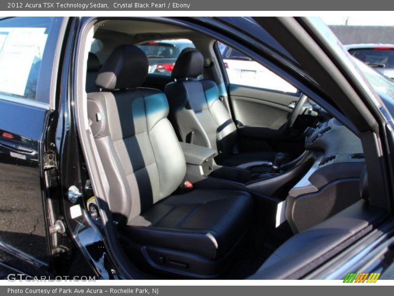 Crystal Black Pearl / Ebony 2012 Acura TSX Technology Sedan