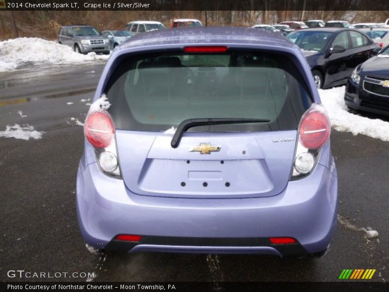 Grape Ice / Silver/Silver 2014 Chevrolet Spark LT