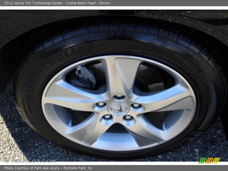 Crystal Black Pearl / Ebony 2012 Acura TSX Technology Sedan