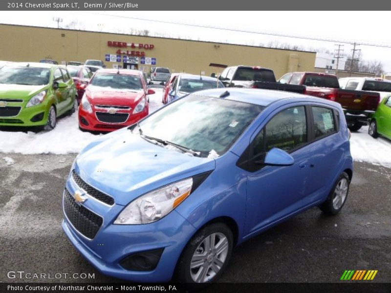 Denim / Silver/Blue 2014 Chevrolet Spark LT