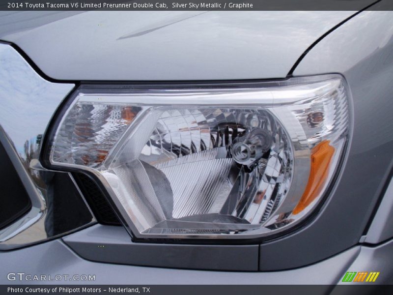 Silver Sky Metallic / Graphite 2014 Toyota Tacoma V6 Limited Prerunner Double Cab