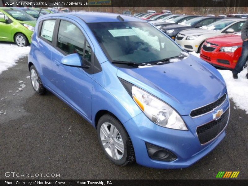 Denim / Silver/Blue 2014 Chevrolet Spark LT